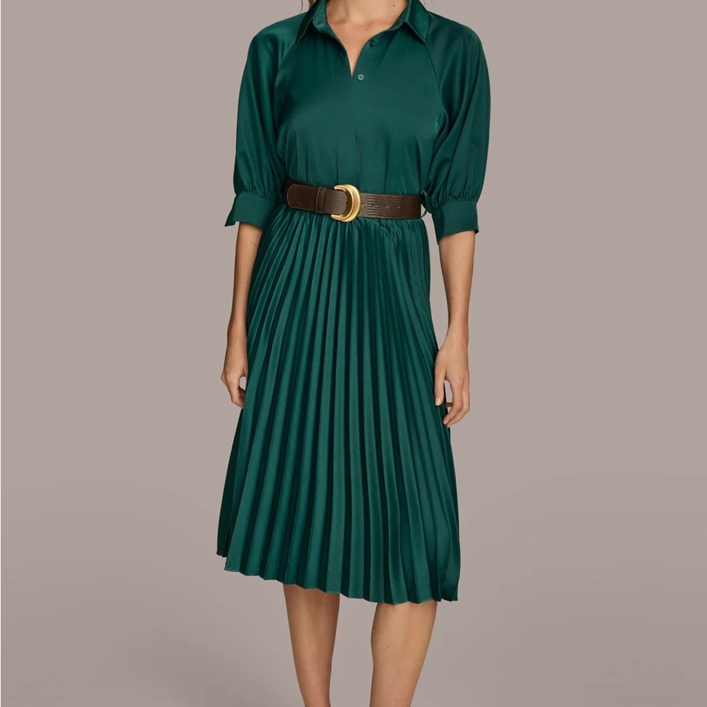 Donna Karan Pleated Dress